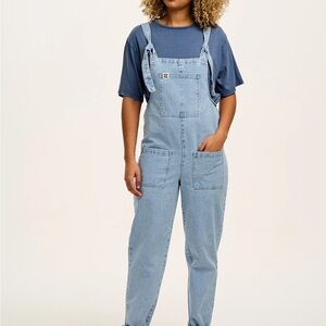 Lucy & Yak Light Blue Denim Overalls/Dungarees size US 6R